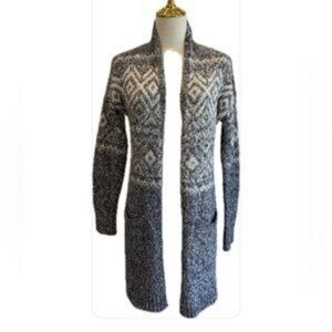 Vintage Y2K Abercrombie And Fitch Argile Icelandic Sweater Cotton Blend CardigaS